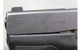 Glock 43 ~9mm Luger~ - 2 of 6