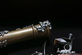 Silver Encrusted Flintlock Blunderbuss Folding Trigger Pocket Pistols  - 11 of 14