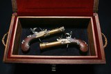 Silver Encrusted Flintlock Blunderbuss Folding Trigger Pocket Pistols  - 7 of 14