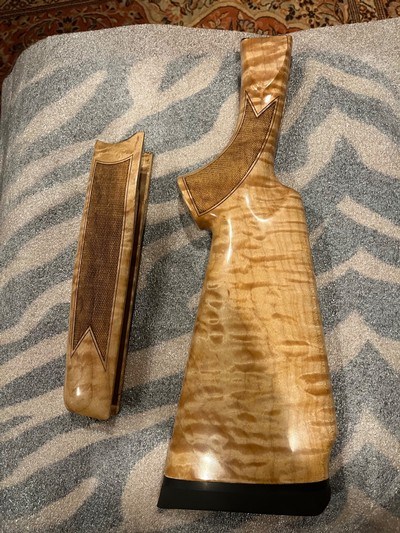 Exhibition Grade maple KrieghoffK80 stock set - Image 2 of 3