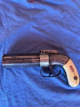 Allen Pepperbox revo;ving Pistol - 1 of 6