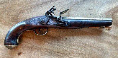 revwar period trade pistol, flintlock