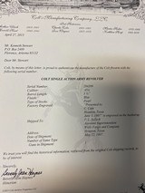 Colt Single Army .45cal, 1907 Factory Engraved - 17 of 20