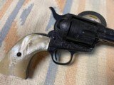 Colt Single Army .45cal, 1907 Factory Engraved - 4 of 20