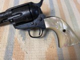 Colt Single Army .45cal, 1907 Factory Engraved - 5 of 20