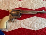 Colt Texas Ranger Engraved Silver Plated .45lc - 15 of 20