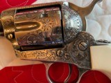 Colt Texas Ranger Engraved Silver Plated .45lc - 19 of 20