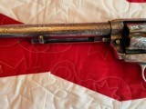 Colt Texas Ranger Engraved Silver Plated .45lc - 9 of 20