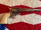 Colt Texas Ranger Engraved Silver Plated .45lc - 11 of 20