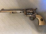 Colt Texas Ranger Engraved Silver Plated - 2 of 16