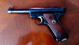 Ruger .22 cal Pistol early Standard Model 4.75 barrel well maintained (1 magazine) - 1 of 5