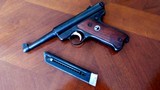 Ruger .22 cal Pistol early Standard Model 4.75 barrel well maintained (1 magazine) - 5 of 5