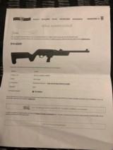 NIB RUGER PCC 9MM WITH MAGPUL BACKPACKER STOCK - 4 of 9