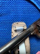 ANTIQUE COLT SINGLE ACTION ARMY .44 GREAT ACID ETCHED PANEL, ORIGINAL IVORY GRIPSNICKEL - 10 of 15