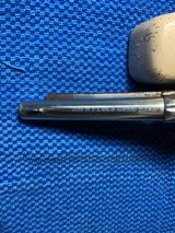 ANTIQUE COLT SINGLE ACTION ARMY .44 GREAT ACID ETCHED PANEL, ORIGINAL IVORY GRIPSNICKEL - 4 of 15