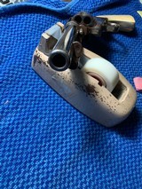 ANTIQUE COLT SINGLE ACTION ARMY .44 GREAT ACID ETCHED PANEL, ORIGINAL IVORY GRIPSNICKEL - 9 of 15