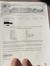 EXCELLENTCOLT.45 SINGLE ACTION ARMY ARTILLERY REVOLVER WITH CUSTER RANGE COMPONENT - 1 of 11