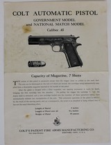 1911 Colt Pre-War NATIONAL MATCH .45 ACP 1939 - Letter - Stevens Sight - 12 of 13