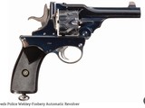 Webley and Scott, Fosbery .1903 .38 Automatic, Extremely Rare and Scarce Leeds City Police contract Revolver - 1 of 9