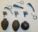 Lot of 3 different vintage Prop Grenades purchased around the mid 1980s - 8 of 11