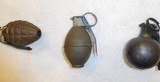 Lot of 3 different vintage Prop Grenades purchased around the mid 1980s - 5 of 11