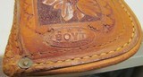 BOYT AMERICAN MADE VERY RARE 1950 SOLID LEATHER GUN CASE - 5 of 15