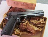 COLT MFG'D 1911 A1 1941 COLT WITH SWARTZ SAFETY RARE ONE OF 500