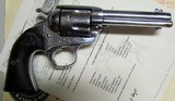 COLT BISLEY 32/20 1912 REVOLVER WITH COLT LETTER AND AMMO - 2 of 15