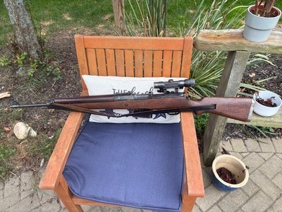 Matching unsanded K43 with genuine mount and scope