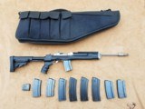 Ruger Mini-14 with ATI folding/telescopic stock,9 Hi-Cap Magazines, and Mil-Tech soft case - 1 of 13