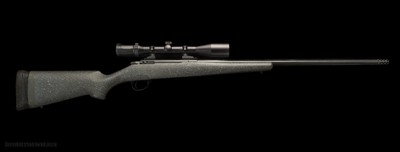 Sako Action Bill Wiseman Custom .340 Weatherby Magnum Left Hand 24” Barrel with Swarovski Scope