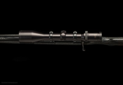 Sako Action Bill Wiseman Custom .340 Weatherby Magnum Left Hand 24” Barrel with Swarovski Scope - Image 5 of 5