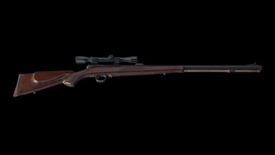 LEFT HANDED Pedersoli .54 Cal Rocky Mountain / Hawken 28