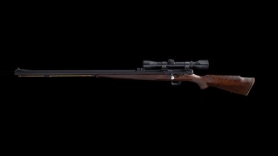LEFT HANDED Pedersoli .54 Cal Rocky Mountain / Hawken 28