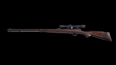 LEFT HANDED Pedersoli .54 Cal Rocky Mountain / Hawken 28
