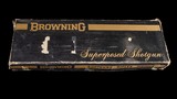 Browning Superposed MIDAS Grade
20 Gauge
28” Mod/Full
1974 Brand New, Never Assembled, in Original Box - 10 of 11
