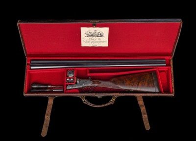 Boss & Co. Best 12-Bore Sidelock Ejector Single Trigger Cased - Image 7 of 9