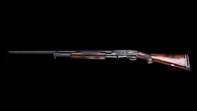 Winchester Model 12 12 Gauge 30” Vent Rib Signed Gold Inlaid Engraving 1959 - Image 12 of 12