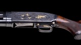 Winchester Model 12 12 Gauge 30” Vent Rib Signed Gold Inlaid Engraving 1959 - Image 2 of 12
