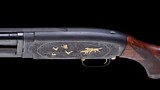 Winchester Model 12 12 Gauge 30” Vent Rib Signed Gold Inlaid Engraving 1959 - Image 5 of 12