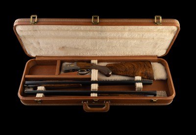 Browning Superposed P2 Presentation Grade Factory 20ga / .410 Two Barrel Set - Image 10 of 17