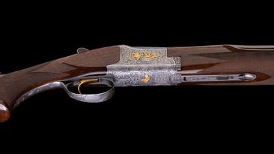 Browning Superposed P2 28 Gauge26” BelgianBaerten Engraved - Image 6 of 12