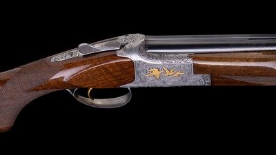 Browning Superposed P2 28 Gauge26” BelgianBaerten Engraved - Image 7 of 12