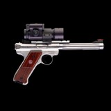 Ruger Mark III Hunter .22 LR Stainless Fluted BarrelAimpoint Comp C3 2MOA - Image 1 of 2