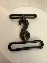 Victorian British Military Snake Belt Buckle - 2 of 3