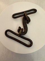 Victorian British Military Snake Belt Buckle - 1 of 3