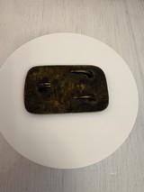Civil War Era Confederate “CS” Rectangular Belt Plate - 2 of 2