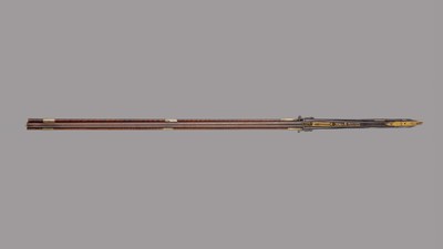 Rare American O/U Percussion Combination Gun Rifle Over Smoothbore - Image 6 of 8