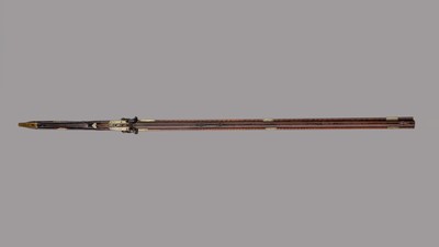 Rare American O/U Percussion Combination Gun Rifle Over Smoothbore - Image 7 of 8