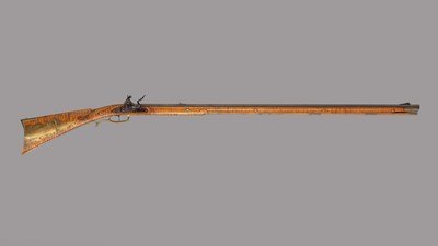 Carl Shirley Signed Plains Style Percussion Rifle33” Barrel - Image 3 of 8